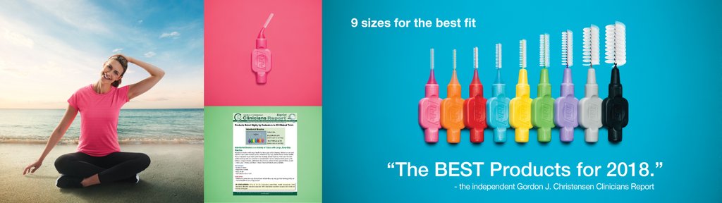 TePe in Clinicians Report "The BEST Products 2018"