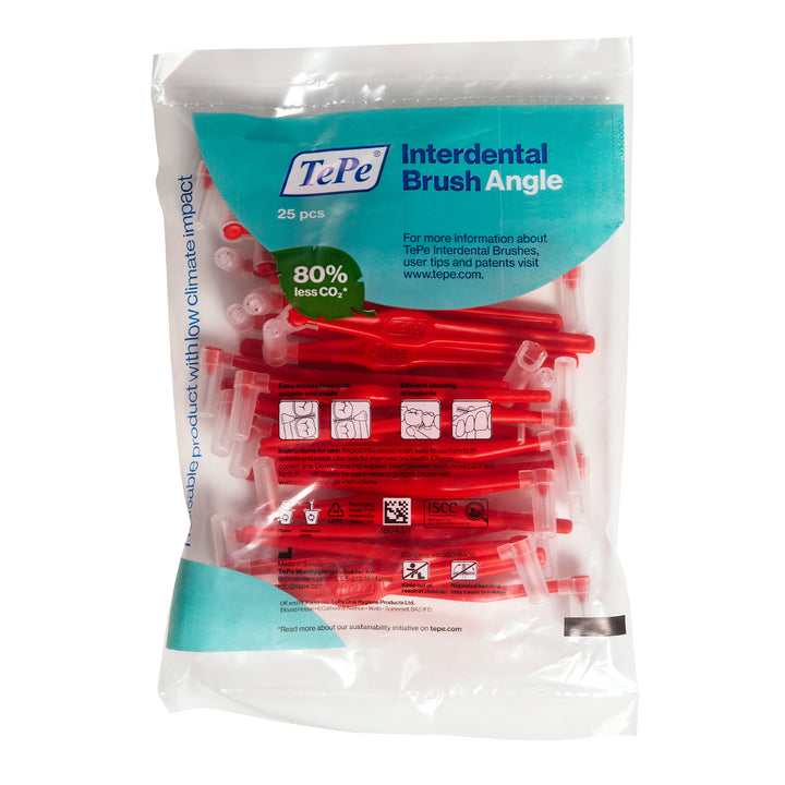 TePe Angle™ Interdental Brushes Red - 0.5 mm (ISO 2)
